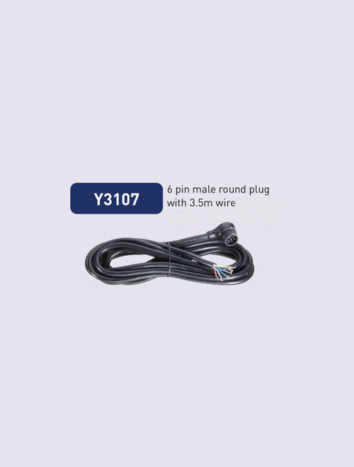 Agricultural Directional Mirror Wiring Loom With 6 Pin Plug - 3.5m Cable