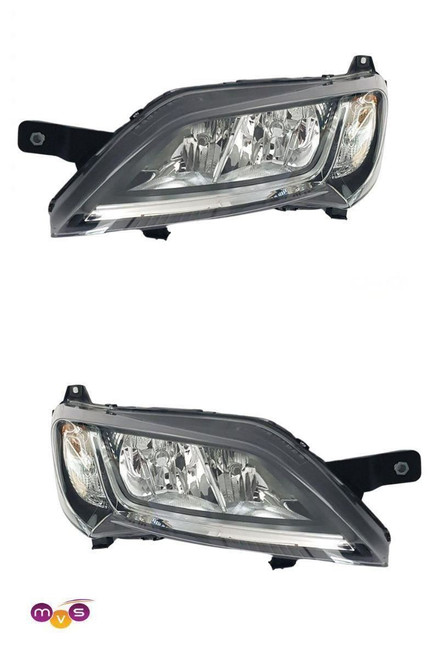 Auto Sleepers Motorhome Headlight Headlamp Black Inner 5/2014> Pair