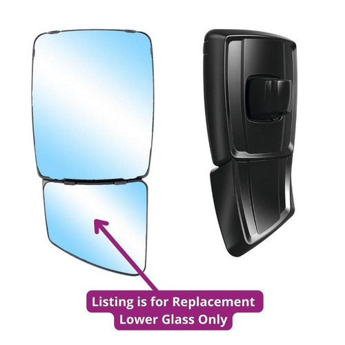Class Heavy Duty Wide Angle Lower Glass Replacement Left - Mekra 40.1009.401