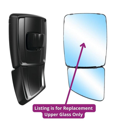 Komatsu Main Upper Glass Replacement Universal Fit - Mekra 40.1009.001