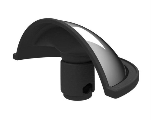 Agricultural Blind Spot Mirror Shaterproof 220 x 110mm Fits Arm 10-20mm Diameter