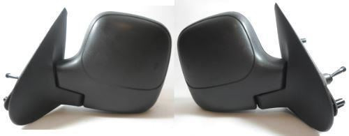 Peugeot Partner Door Mirror Cable Toggle Adjust Black Textured 4/1999-3/2010 Pair