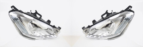 Peugeot Partner Headlight Headlamp Electric Adjust With Motor Pair 2015-2019