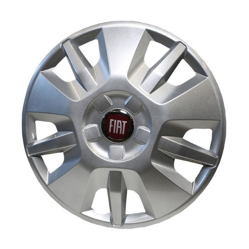 Fiat Ducato 15" Wheel Trim Cap with Red Badge 1374086080 Genuine 2014 Onwards
