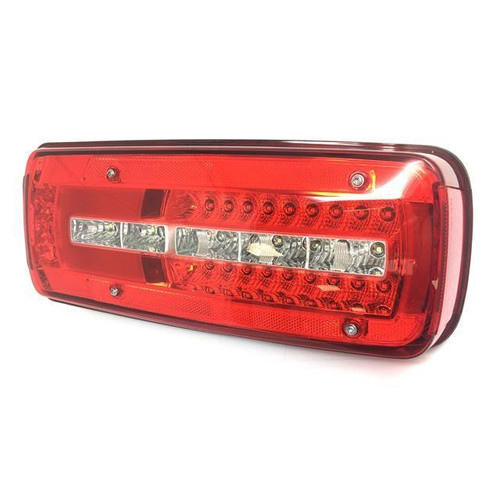 Daf XF106 Euro 6 LED Rear Lamp Left C/W Number Plate Light Oblong End Connector