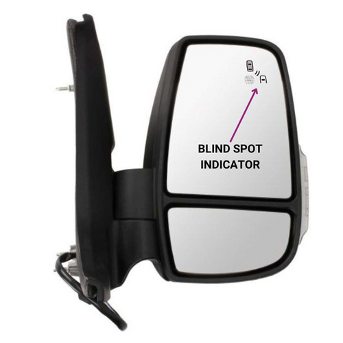 Ford Transit Mirror Electric Powerfold With Blindspot Ind OS Right 2019> Genuine