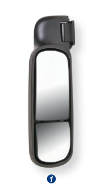 Bus Coach Twin Mirror System Electric 24v Heated Left Mekra 59.2780.200