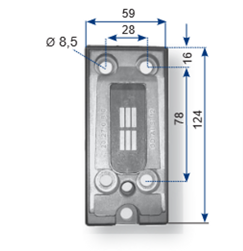 Bus Coach Direct Contact Wedge Bracket With 500mm Cable Mekra 202710620