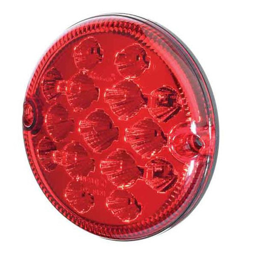 Truck-lite, Rubbolite LED Rear Fog Light Lamp 95mm Diameter 837/13/00, 837-13-00