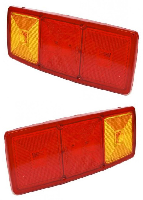 Iveco Trucks Old Models Rear Back Tail Light Lamp Lens Only Pair