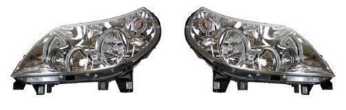 Malibu Motorhome Headlight Headlamp 3 Pod Purple Plug Type Pair 2011-2014