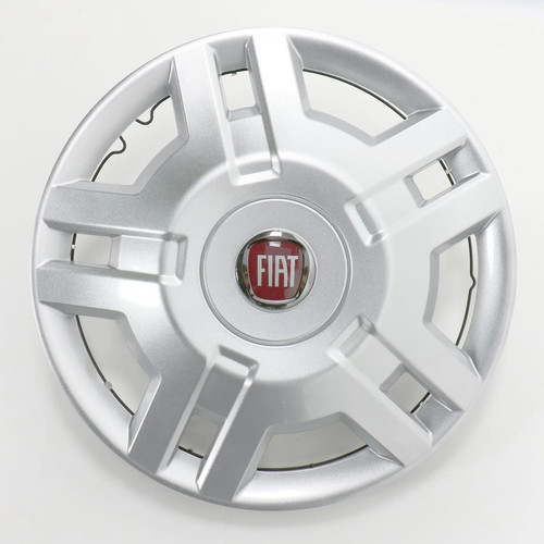 Fiat Ducato 15" Wheel Trim Cap with Red Badge 2006-2014 Genuine 1358879080