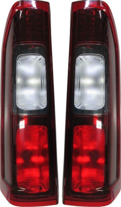 Renault Trafic Rear Back Tail Light Lamp With Bulb Holder Pair 2014 Onwards