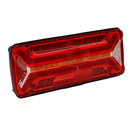Aspoeck MiniLED 2 Indicator Stop Tail Light 7 Pin ASS2.1 Con Left 25-4121-001