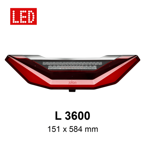 Motorhome Rear Back Stop Tail Light Lamp Right 12v Jokon L3600 - 10.3230.521