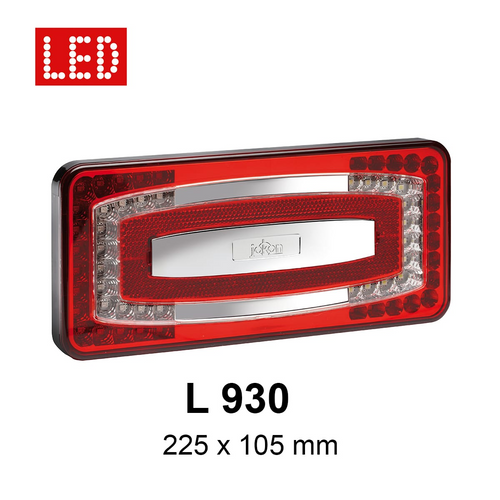 Motorhome & Horsebox LED Rear Back Stop Tail Light Lamp 12v Jokon L930 - 10.2300.002