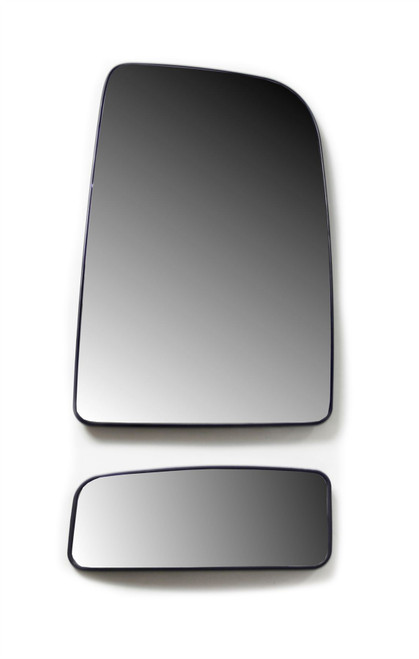 Mercedes Merc Sprinter VW Crafter Upper & Lower Mirror Glass Heated Left