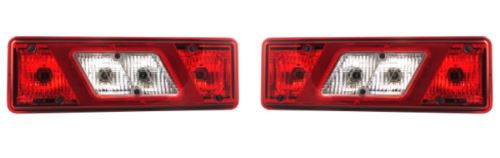 Ford Transit Mk8 (Chassis Cab) Rear Back Tail Light Lamp Pair 2013 Onwards