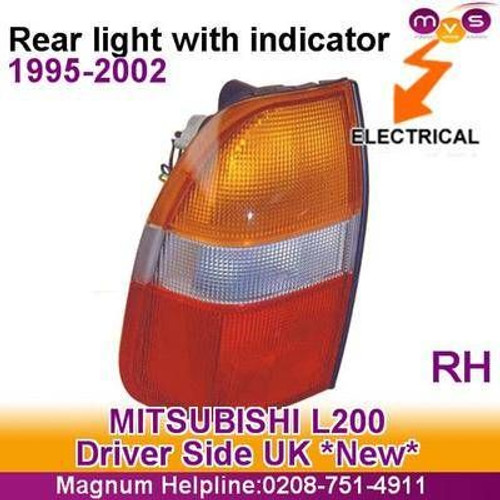 MITSUBISHI L200 Rear Back Tail Light Lamp Right 1995-2002