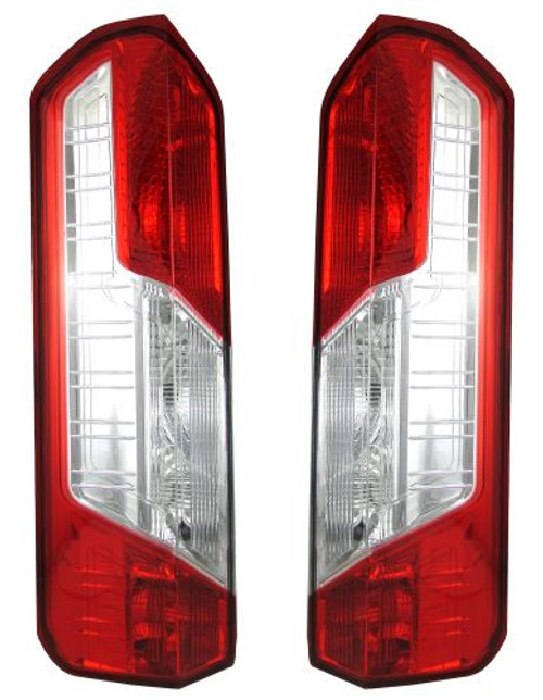 Ford Transit Mk8 Mk9 Incl.Tourneo Rear Back Tail Light Lamp Pair 2013 Onwards