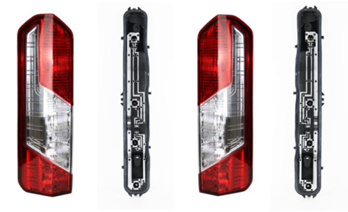 Ford Transit Mk8 Incl.Tourneo Rear Tail Light Lamp Incl. Bulb Holder Pair 2013>