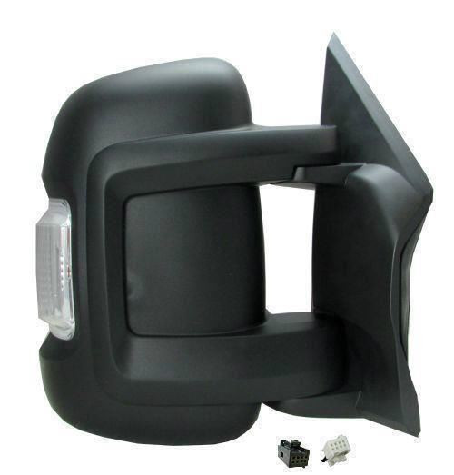 Carado Short Arm Mirror Electric Heated Temp Sensor Driver O/S Right 06> Genuine