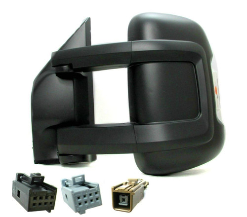 Chausson Motorhome Mirror Long Arm Electric Heated Aerial N/S Left Genuine 2006>