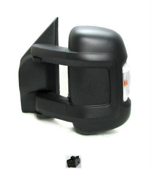 Chausson Motorhome Mirror Long Arm Manual Adjust Non Heated N/S Left 06> Genuine