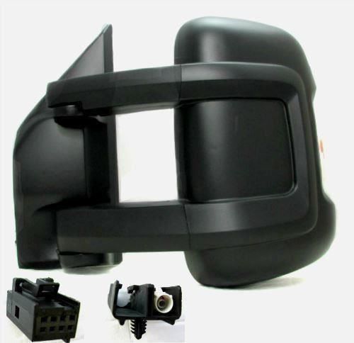 Fiat Ducato Mirror Long Arm Electric Heated Aerial N/S Left 2006> Genuine