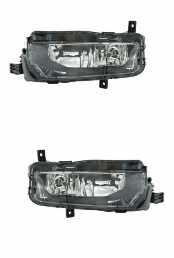 VW Transporter/Caravelle T6 Front Fog Light Lamp Chrome Inner Pair 2015-2020