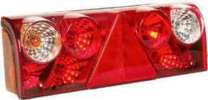Aspock Ecopoint 2 LED Combination Trailer Rear Tail Light Lamp Left Genuine