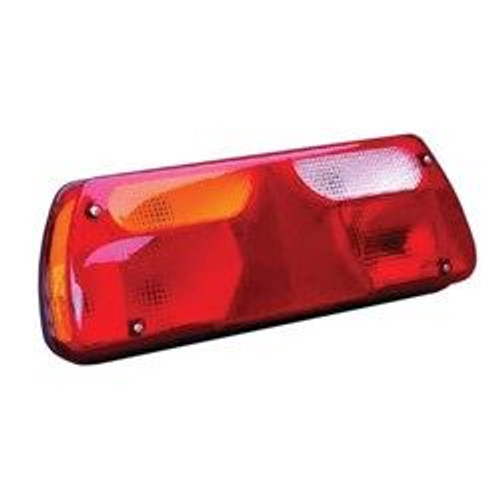 Rinder Combination Rear Tail Lamp With Number Plate Light Lens Only Left - 760