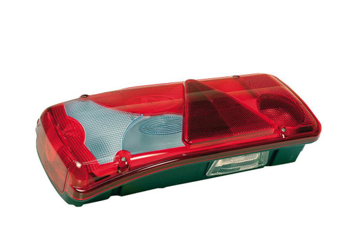 Vignal Trailer Rear Light C/W Number Plate Lamp Rear Plug Left LC8T, 156060, 0867906