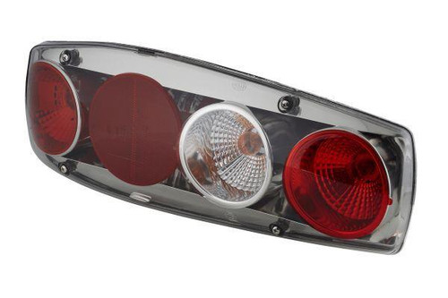 Carado Motorhome Rear Tail Light Lamp Chrome Left Genuine Hella Caraluna II