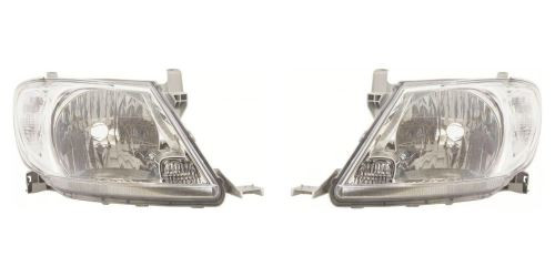 Toyota Hi-Lux Mk.5 Headlight Headlamp Clear Indicator Pair 2009-2012