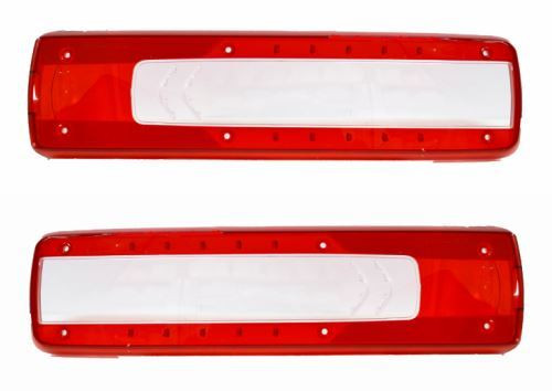 Volvo FH4 Range Series Euro 6 Rear Back Tail Light Lamp Lens Only 2013> Pair