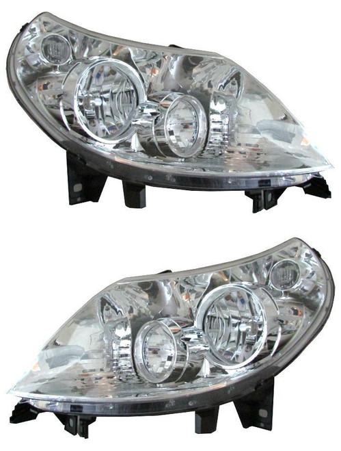 Adria Motorhome Headlight Headlamp With Motor 2006-2011 Pair