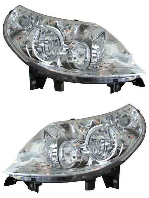 Eura Mobil Motorhome Headlight Headlamp With Motor 2006-2011 Pair