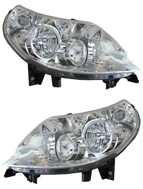 Globecar Motorhome Headlight Headlamp With Motor 2006-2011 Pair