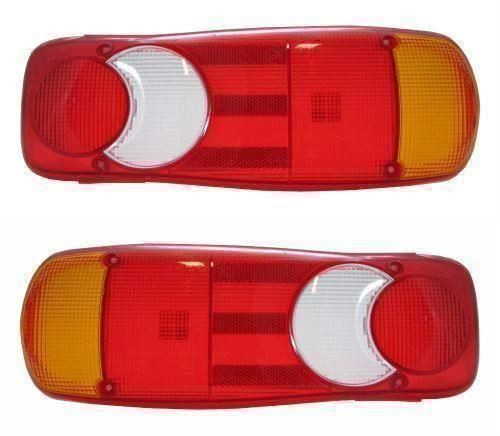 Renault Master Chassis Cab Rear Back Tail Light Lamp Lens Only Pair 2010 Onwards