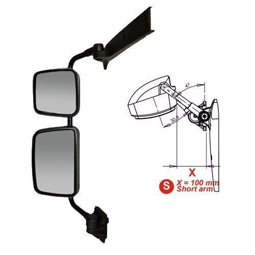 Daf LF Rear View Short Arm Mirror & Arm Assembly 24V Heated N/S Left 5/2006>