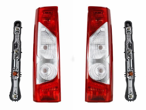 Fiat Scudo Rear Back Tail Light With Bulb Holder Pair 2007-4/2017 Genuine
