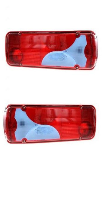 Man TGX Rear Back Tail Light Lamp Lens Only Pair 2008 Onwards
