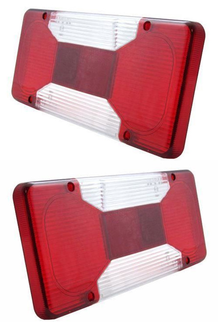 Iveco Daily Rear Back Tail Light Lamp Lens Only Universal Fit 2006 Onwards Pair