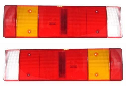 MAN Combination Rear Back Tail Light Lamp Lens Only Pair