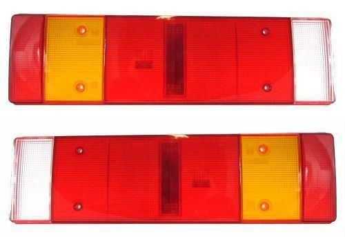 Renault Combination Rear Back Tail Light Lamp Lens Only Pair