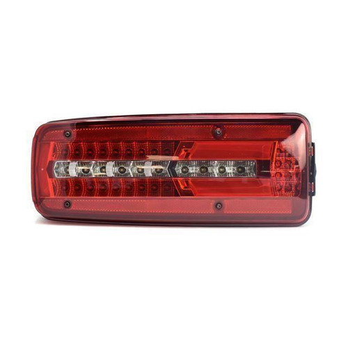 MAN TGM LED Rear Light Left C/W Number Plate Lamp End Din Connector 2005 Onwards