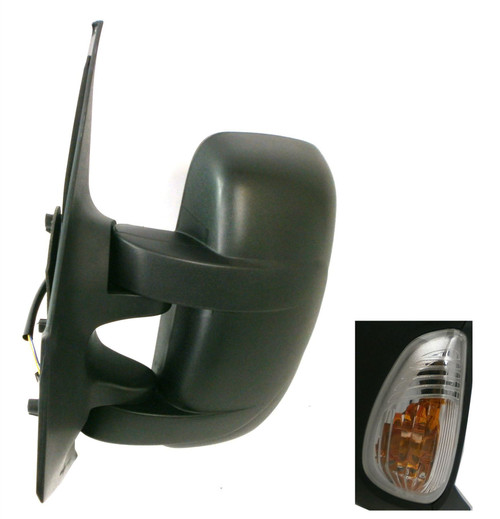 Nissan Interstar Door Mirror Elec Heated Amber Ind 16w Clear Bulb N/S Left 2021>