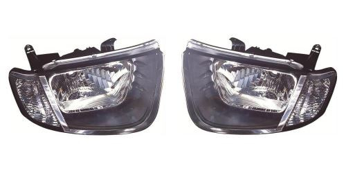 Mitsubishi L200 Headlight Lamp Electric Adjust Clear Indicator Pair 3/2006-2010