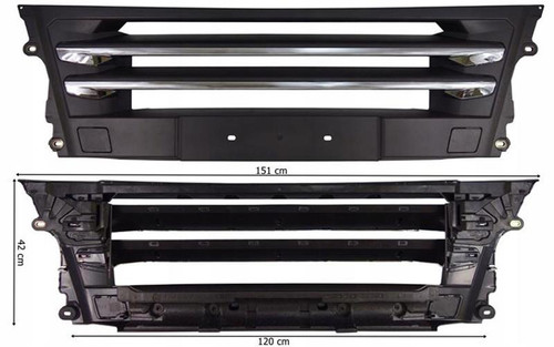 MAN TGX Euro 6 Front Bumper Centre Grill With Chrome Trim 2014-2020